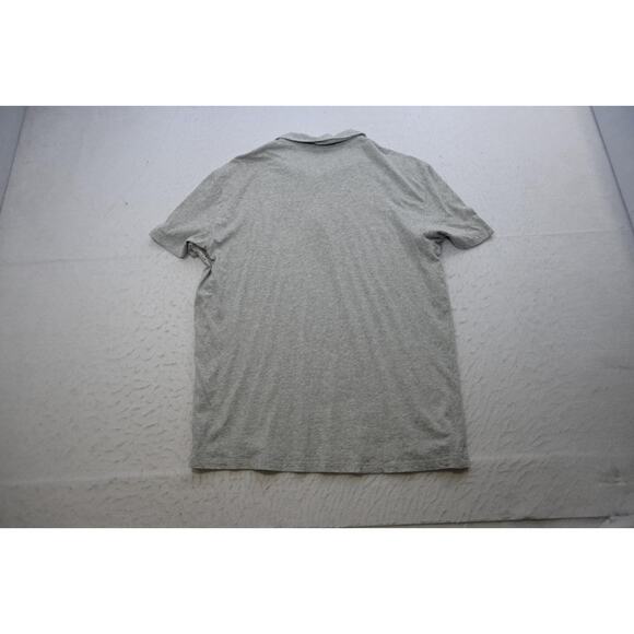 Armani Exchange AX Designer Polo Shirt Stretch Gray Short Sleeve Mens Size XL - Picture 7 of 7